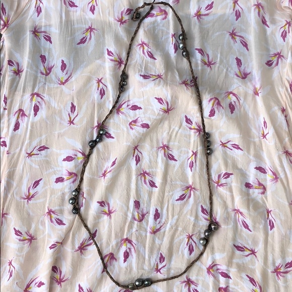 acacia swimwear Other - Leather & Pearl Necklace or Bracelet